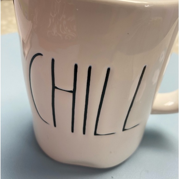 Rae Dunn Artisan Collection by Magenta “Chill” Ceramic White Mug ☕️ - Picture 12 of 12